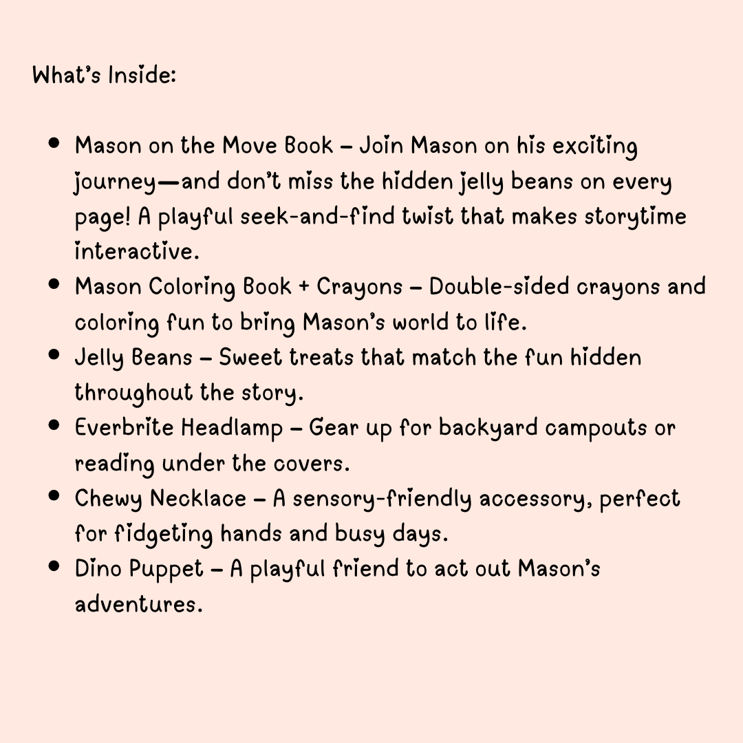 Mason on the Move Gift Box – Interactive Gift for Kids Ages 3–8
