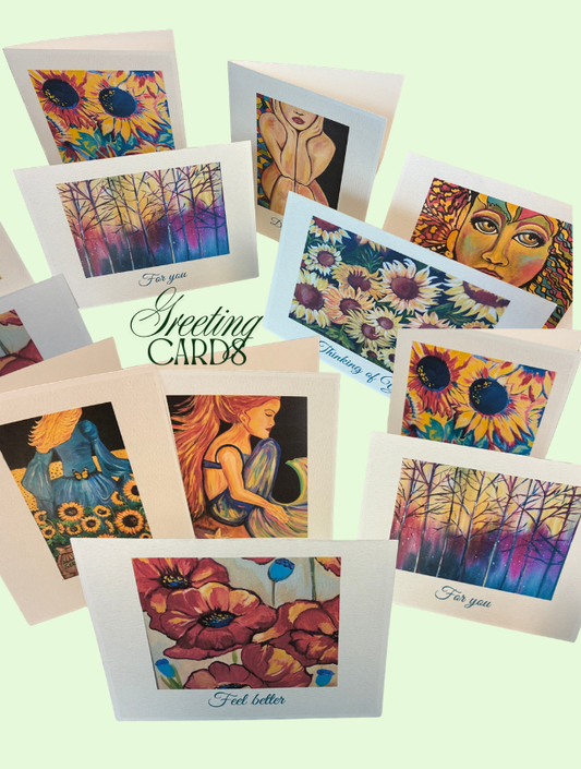 Greeting Cards-Original Paintings by Tekoa