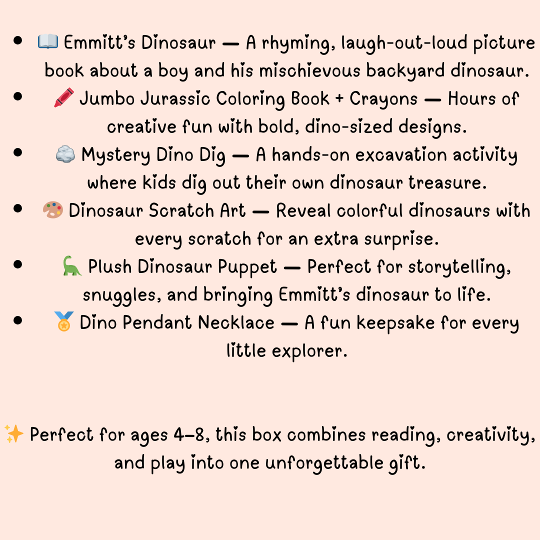 Emmitt’s Dinosaur Gift Box – Dino Adventure for Kids 4–8