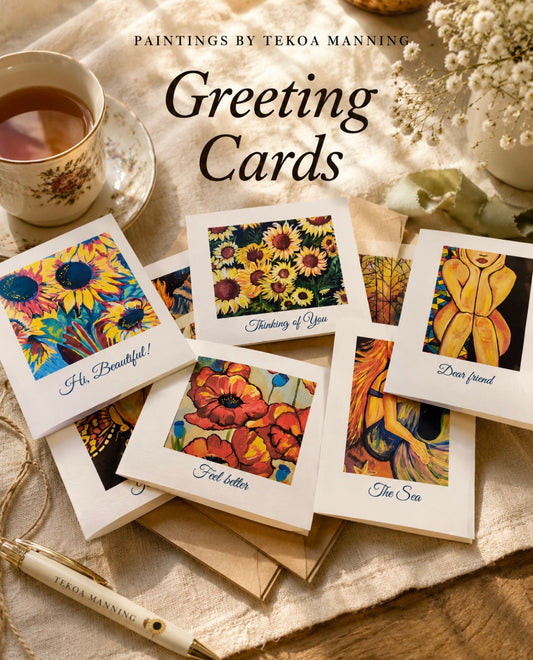 Greeting Cards-Original Paintings by Tekoa