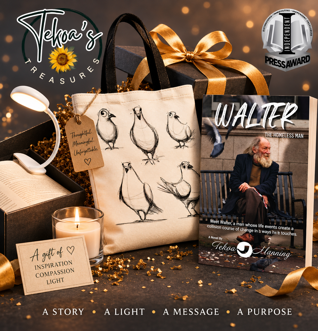 Inspirational Fiction Gift Box: Walter the Homeless Man